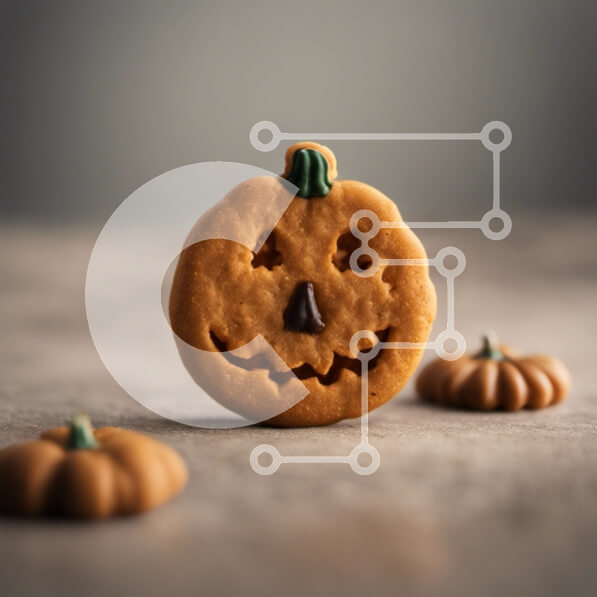 Σετ των 2 Intra Συλλεκτικό Ξύλινο Παζλ Plywood  4mm - Μπισκότο σε σχήμα κολοκύθας με μικρότερες κολοκύθες Σε Ξύλινο Κουτί - Διαστάσεις: 10x10 cm – 25 κομμάτια