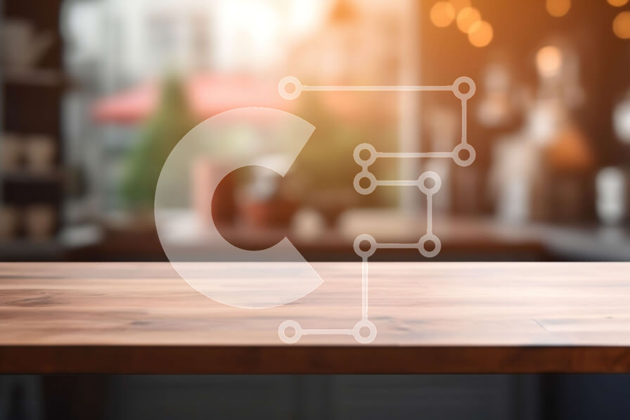 Σετ των 2 Intra Συλλεκτικό Ξύλινο Παζλ Plywood  4mm - Ξύλινο τραπέζι με λευκό τραπεζομάντιλο σε καφετέρια ή εστιατόριο Σε Ξύλινο Κουτί - Διαστάσεις: 10x10 cm – 25 κομμάτια