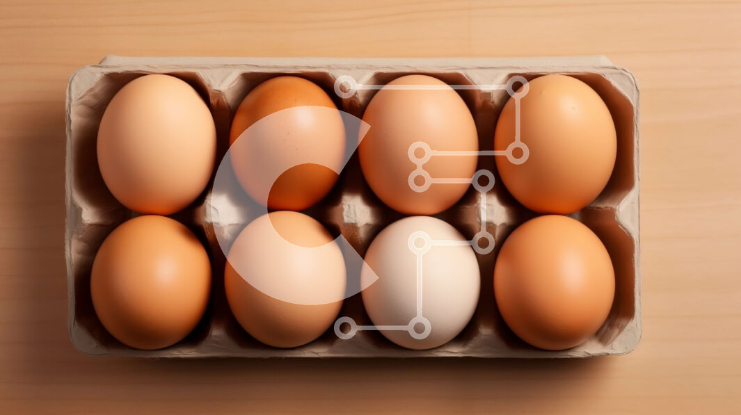 Σετ των 2 Intra Συλλεκτικό Ξύλινο Παζλ Plywood  4mm - Κουτί με καφέ αυγά Σε Ξύλινο Κουτί - Διαστάσεις: 10x10 cm – 25 κομμάτια