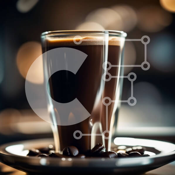 Σετ των 2 Intra Συλλεκτικό Ξύλινο Παζλ Plywood  4mm - Νόστιμο φλιτζάνι ζεστό καφέ με ψεκαστήρες σοκολάτας Σε Ξύλινο Κουτί - Διαστάσεις: 10x10 cm – 25 κομμάτια