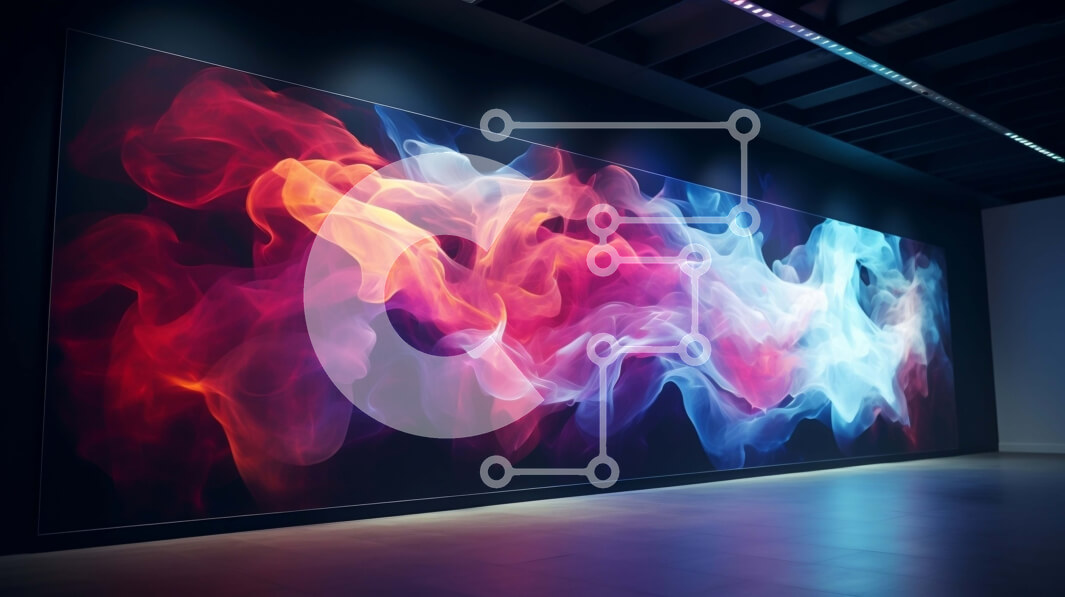 Intra Συλλεκτικό Ξύλινο Παζλ Plywood  4mm - Πολύχρωμο εφέ καπνού σε μαύρο φόντο Σε Ξύλινο Κουτί - Διαστάσεις Puzzle: 10x10 cm – 25 κομμάτια