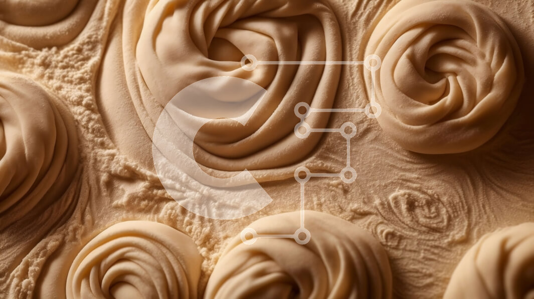 Σετ των 2 Intra Συλλεκτικό Ξύλινο Παζλ Plywood  4mm - Οπτικά ελκυστικό κέικ με στροβιλιζόμενο σχέδιο παγώματος Σε Ξύλινο Κουτί - Διαστάσεις: 10x10 cm – 25 κομμάτια