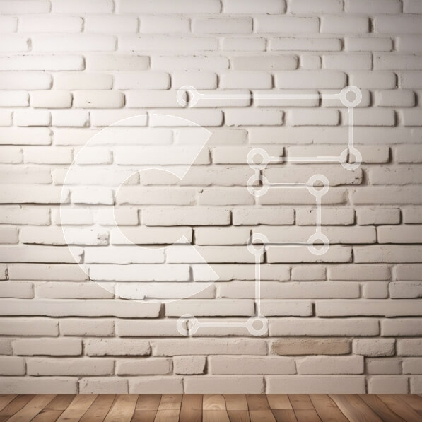 Intra Συλλεκτικό Ξύλινο Παζλ Plywood  4mm - Κομψή εσωτερική διακόσμηση: Λευκός τοίχος από τούβλα με ξύλινο πάτωμα Σε Ξύλινο Κουτί - Διαστάσεις Puzzle: 10x10 cm – 25 κομμάτια