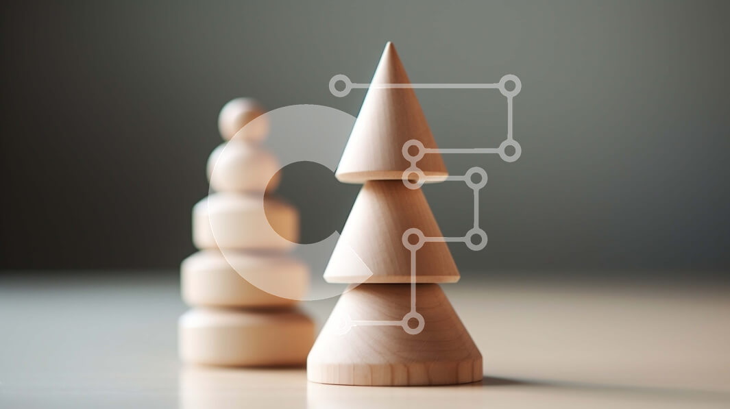 Intra Συλλεκτικό Ξύλινο Παζλ Plywood  4mm - Ξύλινη στοίβα πυραμίδας Σε Ξύλινο Κουτί - Διαστάσεις Puzzle: 10x10 cm – 25 κομμάτια