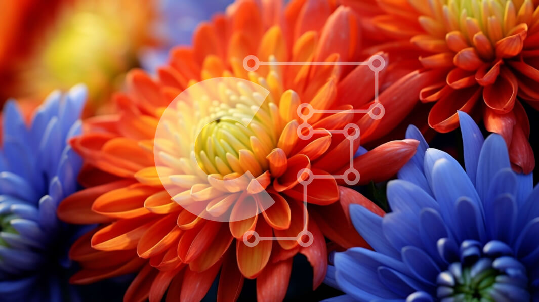 Intra Συλλεκτικό Ξύλινο Παζλ Plywood  4mm - Ζωντανά ανθισμένα λουλούδια σε ένα βάζο Σε Ξύλινο Κουτί - Διαστάσεις: 10x10 cm – 25 κομμάτια