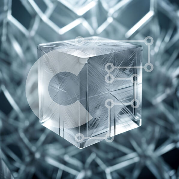 Intra Συλλεκτικό Ξύλινο Παζλ Plywood  4mm - Κομψός και μαγευτικός διάφανος γυάλινος κύβος με περίπλοκα μοτίβα Σε Ξύλινο Κουτί - Διαστάσεις Puzzle: 10x10 cm – 25 κομμάτια