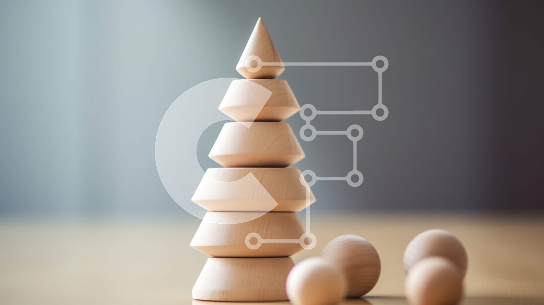 Intra Συλλεκτικό Ξύλινο Παζλ Plywood  4mm - Ξύλινο παιχνίδι στοίβαξης με τρία μπλοκ Σε Ξύλινο Κουτί - Διαστάσεις: 10x10 cm – 25 κομμάτια