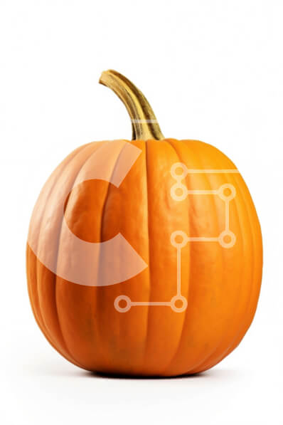 Σετ των 2 Intra Συλλεκτικό Ξύλινο Παζλ Plywood  4mm - Όμορφη εικόνα κολοκύθας Σε Ξύλινο Κουτί - Διαστάσεις: 10x10 cm – 25 κομμάτια