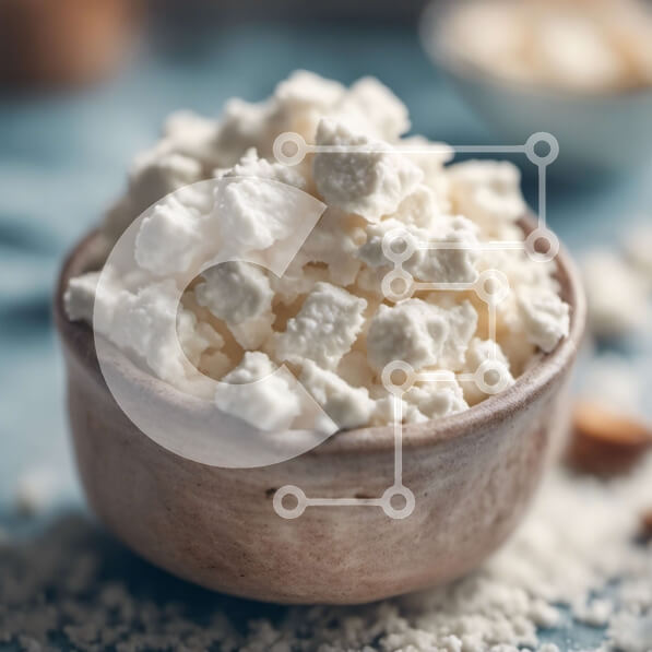 Σετ των 2 Intra Συλλεκτικό Ξύλινο Παζλ Plywood  4mm - Μπολ με τριμμένο τυρί με ξηρούς καρπούς Σε Ξύλινο Κουτί - Διαστάσεις: 10x10 cm – 25 κομμάτια