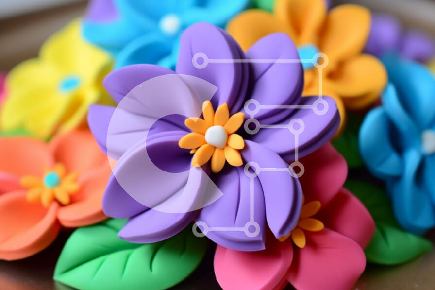 Intra Συλλεκτικό Ξύλινο Παζλ Plywood  4mm - Ζωντανή πλαστική σύνθεση λουλουδιών σε τραπέζι Σε Ξύλινο Κουτί - Διαστάσεις: 10x10 cm – 25 κομμάτια