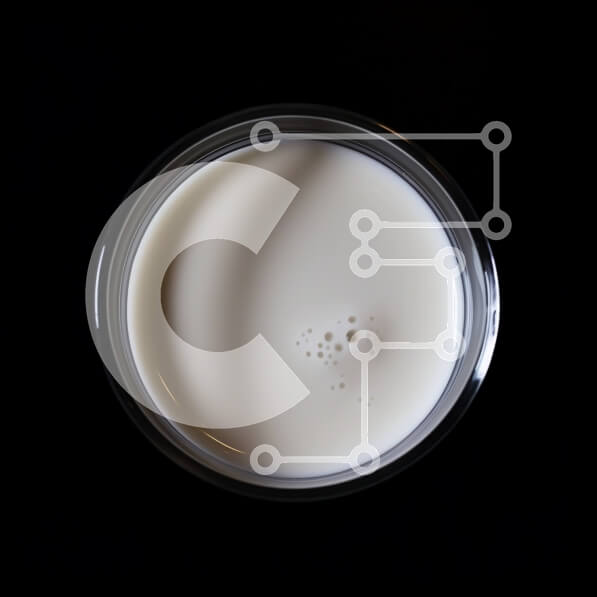 Σετ των 2 Intra Συλλεκτικό Ξύλινο Παζλ Plywood  4mm - Ποτήρι γάλα σε μαύρη επιφάνεια Σε Ξύλινο Κουτί - Διαστάσεις: 10x10 cm – 25 κομμάτια