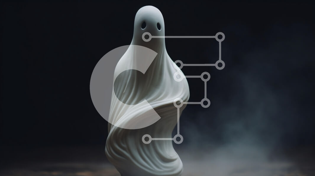 Intra Συλλεκτικό Ξύλινο Παζλ Plywood  4mm - Λευκό ειδώλιο σε σχήμα φαντάσματος στο έδαφος Σε Ξύλινο Κουτί - Διαστάσεις: 10x10 cm – 25 κομμάτια