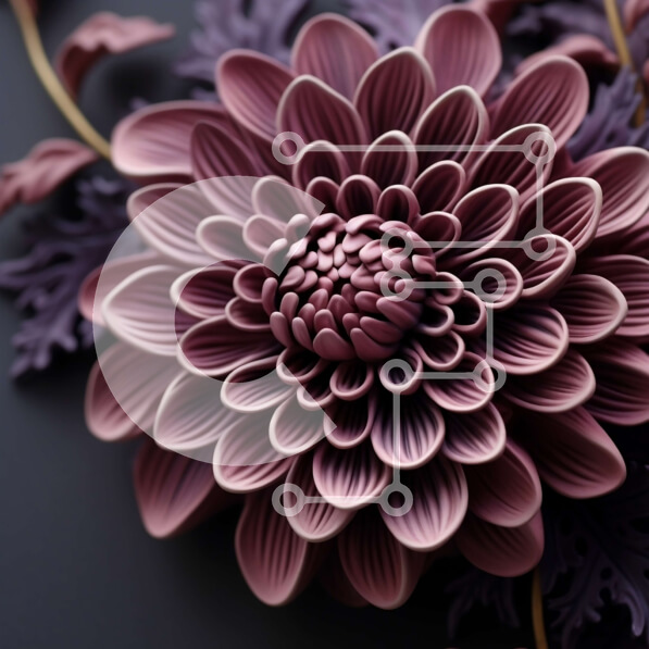 Intra Συλλεκτικό Ξύλινο Παζλ Plywood  4mm - Κοντινό πλάνο Ροζ λουλούδι με ανάγλυφα πέταλα Σε Ξύλινο Κουτί - Διαστάσεις: 10x10 cm – 25 κομμάτια