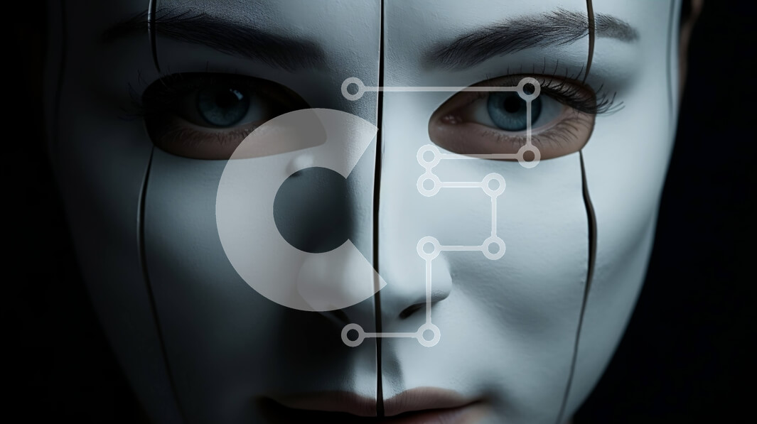 Intra Συλλεκτικό Ξύλινο Παζλ Plywood  4mm - Γυναίκα που φορά λευκή μάσκα χωρίς έκφραση Σε Ξύλινο Κουτί - Διαστάσεις Puzzle: 10x10 cm – 25 κομμάτια