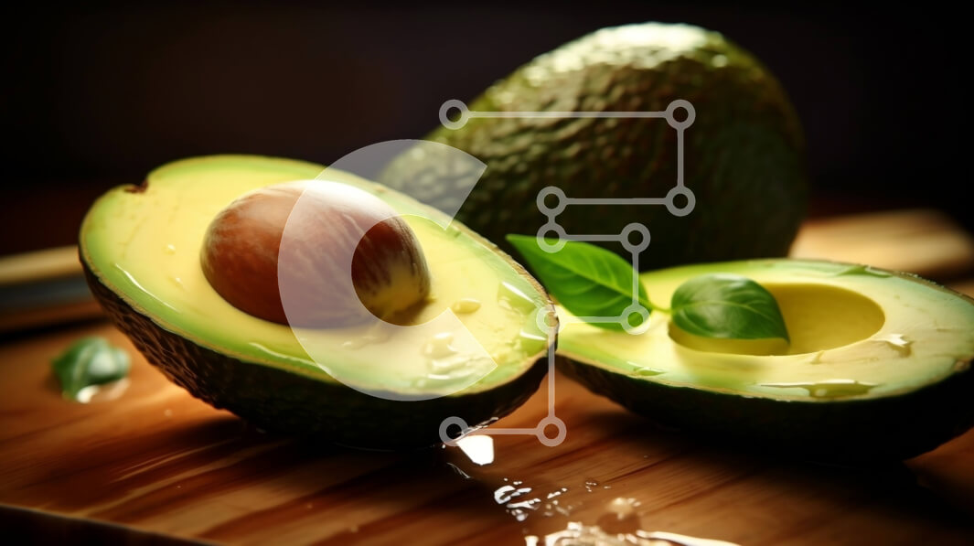 Σετ των 2 Intra Συλλεκτικό Ξύλινο Παζλ Plywood  4mm - Αβοκάντο σε ξύλινο ξύλο κοπής Σε Ξύλινο Κουτί - Διαστάσεις: 10x10 cm – 25 κομμάτια