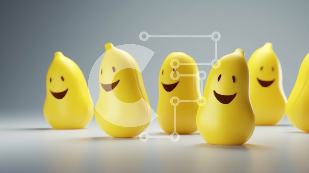 Σετ των 2 Intra Συλλεκτικό Ξύλινο Παζλ Plywood  4mm - Χαρούμενες και νόστιμες μπανάνες Σε Ξύλινο Κουτί - Διαστάσεις: 10x10 cm – 25 κομμάτια