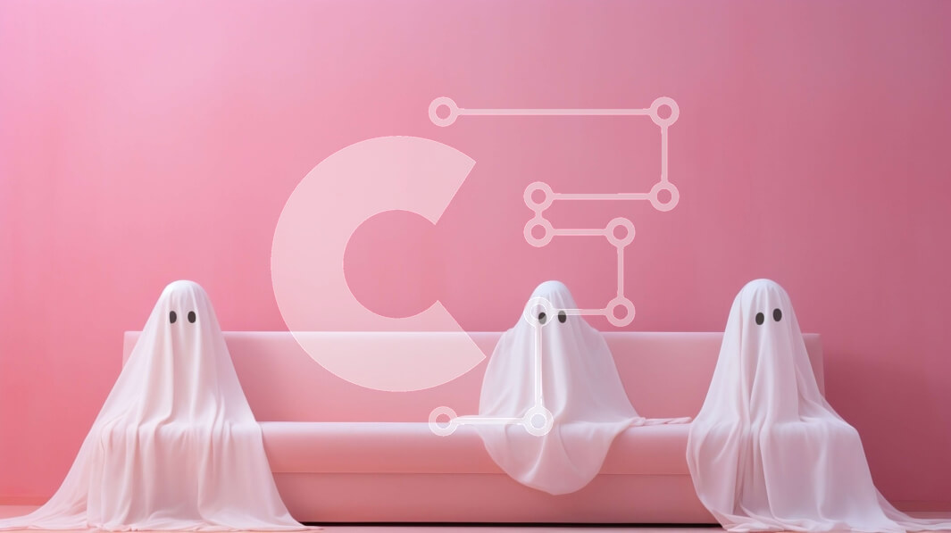 Intra Συλλεκτικό Ξύλινο Παζλ Plywood  4mm - Τρία φαντάσματα που κάθονται σε έναν ροζ καναπέ Σε Ξύλινο Κουτί - Διαστάσεις Puzzle: 10x10 cm – 25 κομμάτια