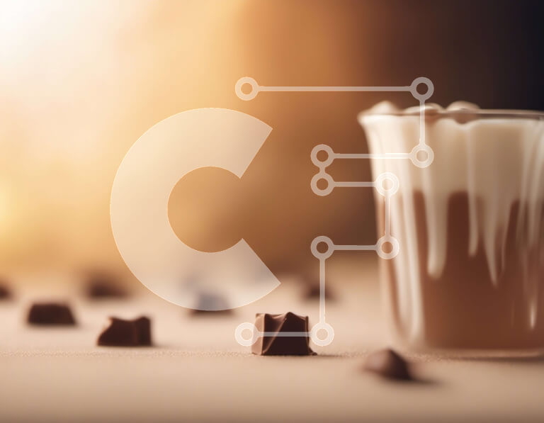 Σετ των 2 Intra Συλλεκτικό Ξύλινο Παζλ Plywood  4mm - Ποτήρι σοκολατένιο γάλα με σαντιγί και τσιπς σοκολάτας Σε Ξύλινο Κουτί - Διαστάσεις: 10x10 cm – 25 κομμάτια