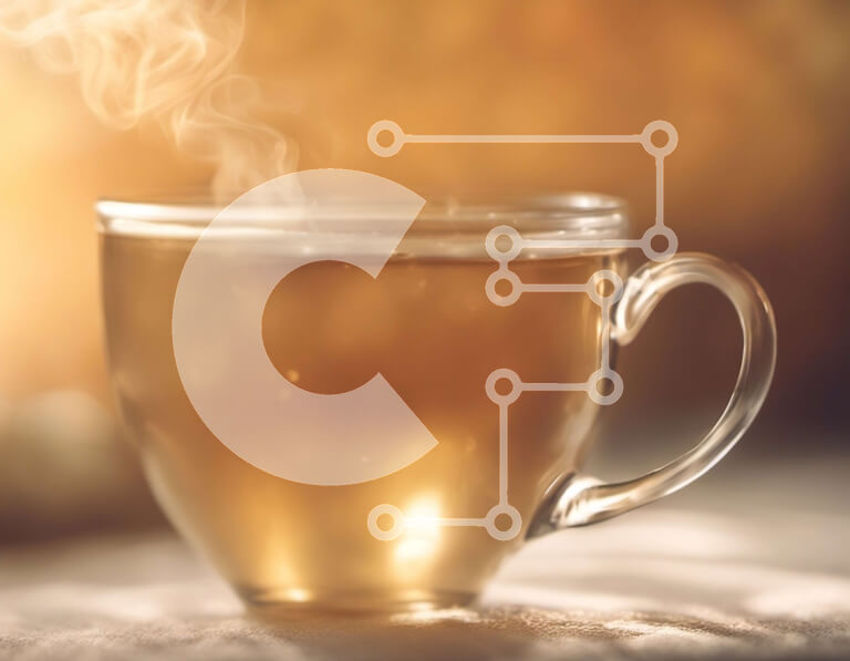 Σετ των 2 Intra Συλλεκτικό Ξύλινο Παζλ Plywood  4mm - Φλιτζάνι τσάι με ατμό που ανεβαίνει Σε Ξύλινο Κουτί - Διαστάσεις: 10x10 cm – 25 κομμάτια