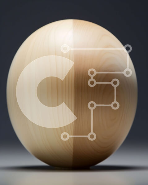 Intra Συλλεκτικό Ξύλινο Παζλ Plywood  4mm - Ξύλινη σφαίρα στην γκρίζα επιφάνεια Στοκ Φωτογραφία Σε Ξύλινο Κουτί - Διαστάσεις: 10x10 cm – 25 κομμάτια