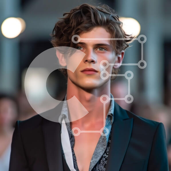 Σετ των 2 Intra Συλλεκτικό Ξύλινο Παζλ Plywood  4mm - Κομψό μοντέλο στην πασαρέλα σε κλασικό ασπρόμαυρο Σε Ξύλινο Κουτί - Διαστάσεις: 10x10 cm – 25 κομμάτια