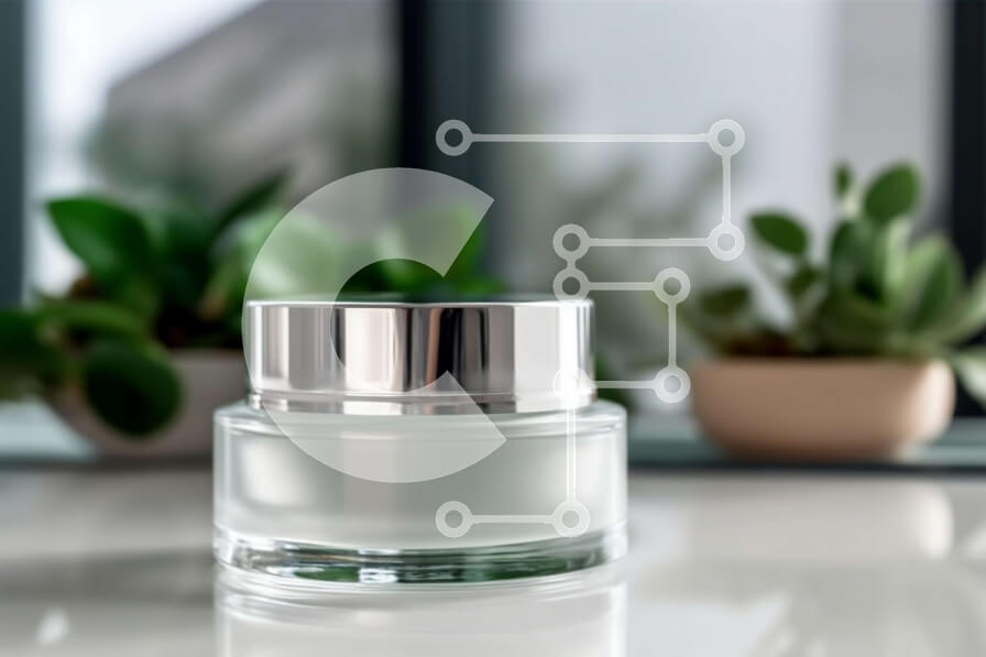 Intra Συλλεκτικό Ξύλινο Παζλ Plywood  4mm - Διαφανές γυάλινο βάζο στο τραπέζι με φυτά στο Windowsill Σε Ξύλινο Κουτί - Διαστάσεις Puzzle: 10x10 cm – 25 κομμάτια