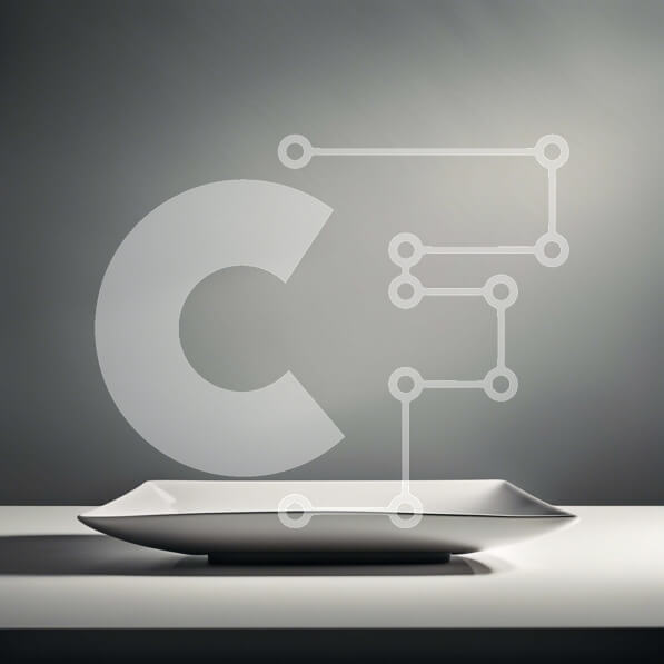 Intra Συλλεκτικό Ξύλινο Παζλ Plywood  4mm - Μινιμαλιστικό λευκό κεραμικό πιάτο σε σκούρο γκρι φόντο Σε Ξύλινο Κουτί - Διαστάσεις Puzzle: 10x10 cm – 25 κομμάτια