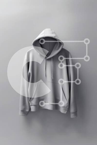 Intra Συλλεκτικό Ξύλινο Παζλ Plywood  4mm - Γκρι κουκούλα σε κρεμάστρα Σε Ξύλινο Κουτί - Διαστάσεις Puzzle: 10x10 cm – 25 κομμάτια