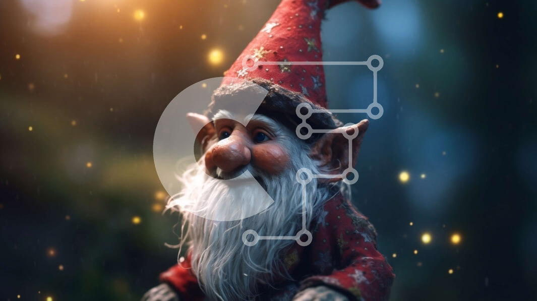 Intra Συλλεκτικό Ξύλινο Παζλ Plywood  4mm - Η ιδιότροπη εικόνα ενός άτακτου καλικάντζαρου σε ένα ξέφωτο δάσους Σε Ξύλινο Κουτί - Διαστάσεις: 10x10 cm – 25 κομμάτια