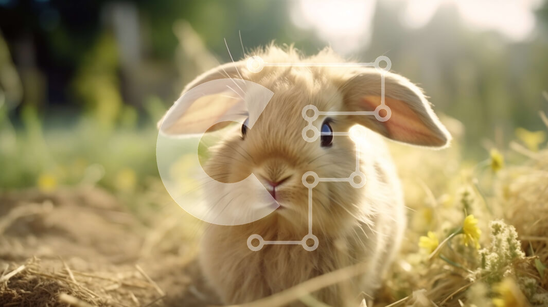 Σετ των 2 Intra Συλλεκτικό Ξύλινο Παζλ Plywood  4mm - Αξιολάτρευτη εικόνα ενός καφέ κουνελιού σε ένα φυσικό περιβάλλον Σε Ξύλινο Κουτί - Διαστάσεις: 10x10 cm – 25 κομμάτια