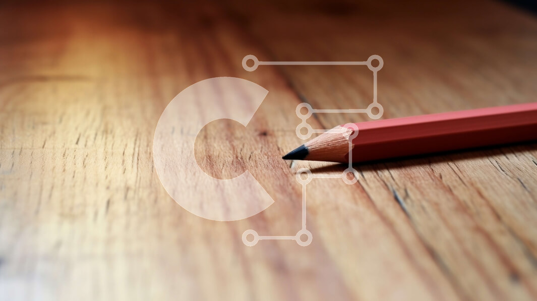 Intra Συλλεκτικό Ξύλινο Παζλ Plywood  4mm - Κόκκινο μολύβι σε ξύλινη επιφάνεια Σε Ξύλινο Κουτί - Διαστάσεις: 10x10 cm – 25 κομμάτια