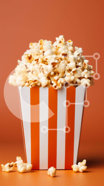 Intra Συλλεκτικό Ξύλινο Παζλ Plywood  4mm - Κάδος ποπ κορν με χυμένους πυρήνες Σε Ξύλινο Κουτί - Διαστάσεις: 10x10 cm – 25 κομμάτια