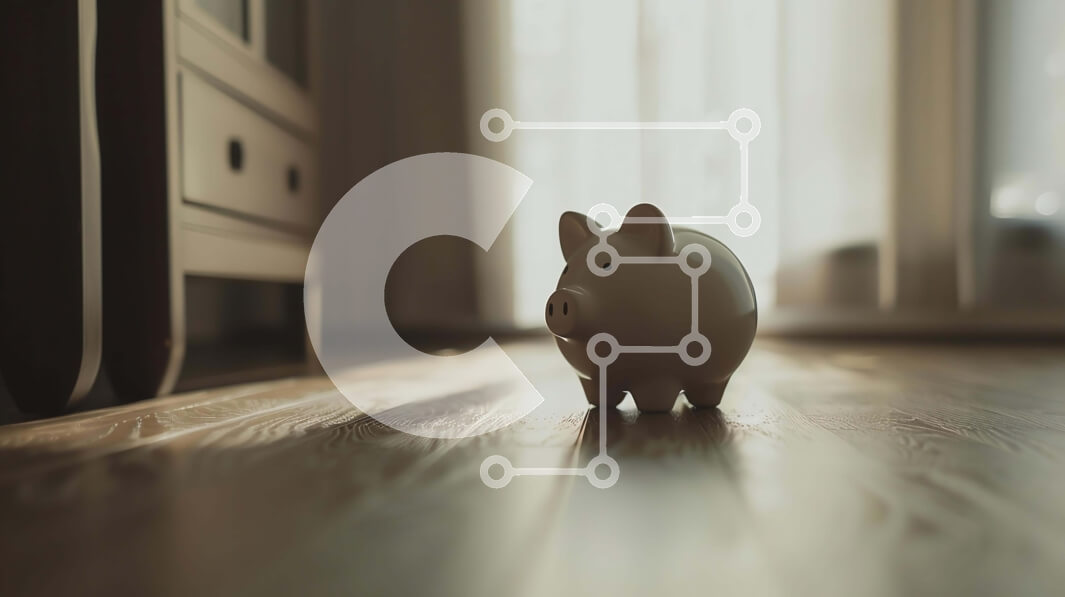 Intra Συλλεκτικό Ξύλινο Παζλ Plywood  4mm - Λευκός κουμπαράς στο ξύλινο πάτωμα μπροστά από το ανοιχτό παράθυρο Σε Ξύλινο Κουτί - Διαστάσεις: 10x10 cm – 25 κομμάτια