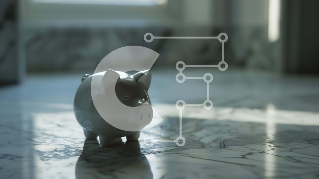 Intra Συλλεκτικό Ξύλινο Παζλ Plywood  4mm - Λευκός Κουμπαράς στο μαρμάρινο πάτωμα Σε Ξύλινο Κουτί - Διαστάσεις: 10x10 cm – 25 κομμάτια