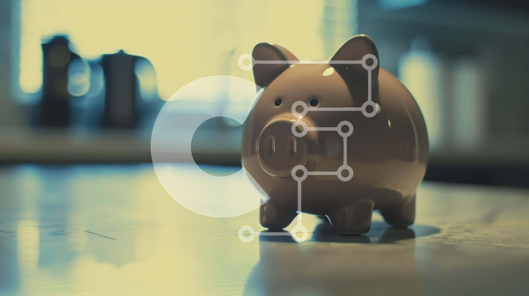 Intra Συλλεκτικό Ξύλινο Παζλ Plywood  4mm - Μικρός καφέ κουμπαράς με φλιτζάνια καφέ Σε Ξύλινο Κουτί - Διαστάσεις: 10x10 cm – 25 κομμάτια