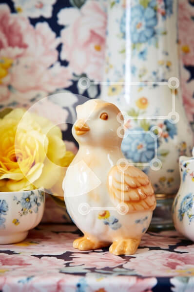 Intra Συλλεκτικό Ξύλινο Παζλ Plywood  4mm - Επιτραπέζια οθόνη με κεραμικά ειδώλια και κύπελλα Σε Ξύλινο Κουτί - Διαστάσεις Puzzle: 10x10 cm – 25 κομμάτια