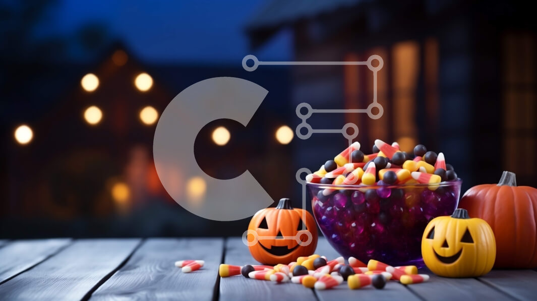 Intra Συλλεκτικό Ξύλινο Παζλ Plywood  4mm - Φθινοπωρινές αποκριάτικες διακοσμήσεις σε ξύλινο τραπέζι Σε Ξύλινο Κουτί - Διαστάσεις: 10x10 cm – 25 κομμάτια