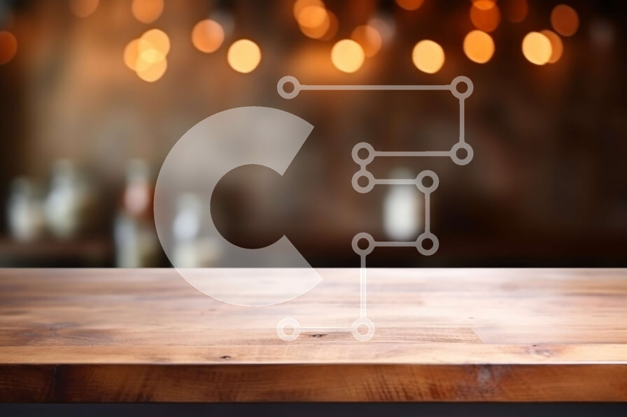 Intra Συλλεκτικό Ξύλινο Παζλ Plywood  4mm - Άδειο ξύλινο τραπέζι με θολό φόντο Σε Ξύλινο Κουτί - Διαστάσεις Puzzle: 10x10 cm – 25 κομμάτια