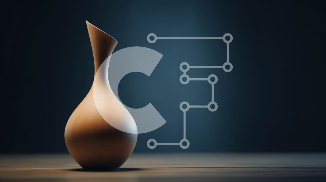 Intra Συλλεκτικό Ξύλινο Παζλ Plywood  4mm - Ξύλινο βάζο σε ξύλινο τραπέζι Σε Ξύλινο Κουτί - Διαστάσεις Puzzle: 10x10 cm – 25 κομμάτια