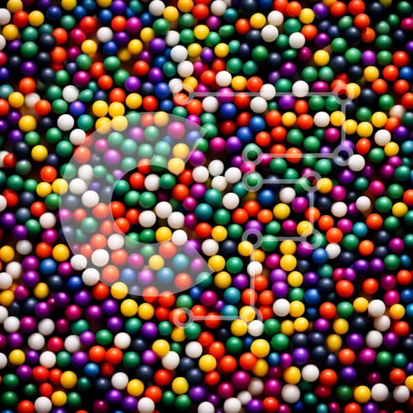 Intra Συλλεκτικό Ξύλινο Παζλ Plywood  4mm - Δονούμενη κινηματογράφηση σε πρώτο πλάνο από πολύχρωμες μπάλες Σε Ξύλινο Κουτί - Διαστάσεις Puzzle: 10x10 cm – 25 κομμάτια