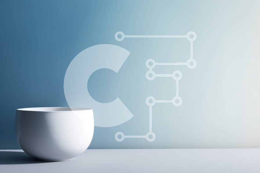 Σετ των 2 Intra Συλλεκτικό Ξύλινο Παζλ Plywood  4mm - Λευκό κεραμικό φλιτζάνι καφέ στο τραπέζι με μπλε και λευκό ριγέ φόντο Σε Ξύλινο Κουτί - Διαστάσεις: 10x10 cm – 25 κομμάτια