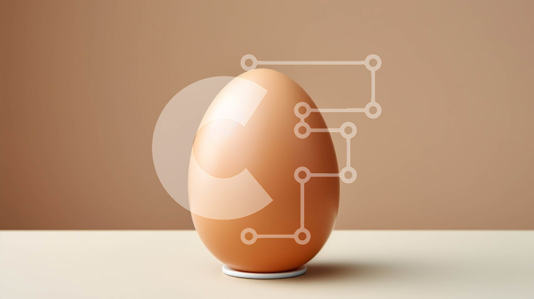 Σετ των 2 Intra Συλλεκτικό Ξύλινο Παζλ Plywood  4mm - Καφέ αυγό σε λευκή επιφάνεια - Φωτογραφία Αρχείου Σε Ξύλινο Κουτί - Διαστάσεις: 10x10 cm – 25 κομμάτια