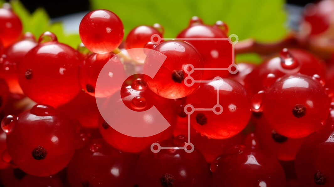 Intra Συλλεκτικό Ξύλινο Παζλ Plywood  4mm - Φρέσκα και ζουμερά κόκκινα μούρα με σταγονίδια νερού Σε Ξύλινο Κουτί - Διαστάσεις: 10x10 cm – 25 κομμάτια