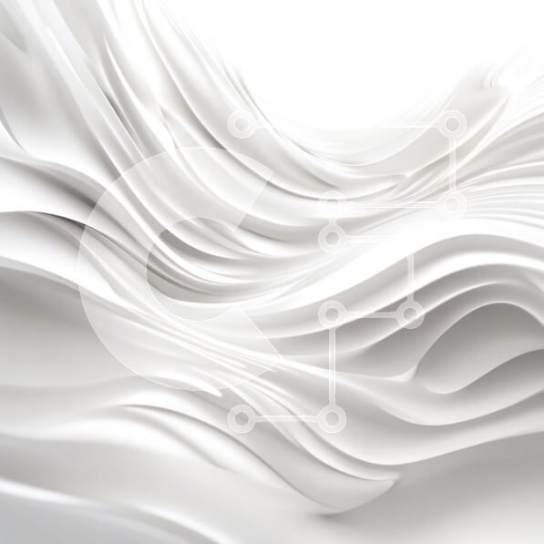 Intra Συλλεκτικό Ξύλινο Παζλ Plywood  4mm - Αφηρημένη εικόνα ενός λευκού κομματιού χαρτιού με κυματιστές γραμμές Σε Ξύλινο Κουτί - Διαστάσεις: 10x10 cm – 25 κομμάτια