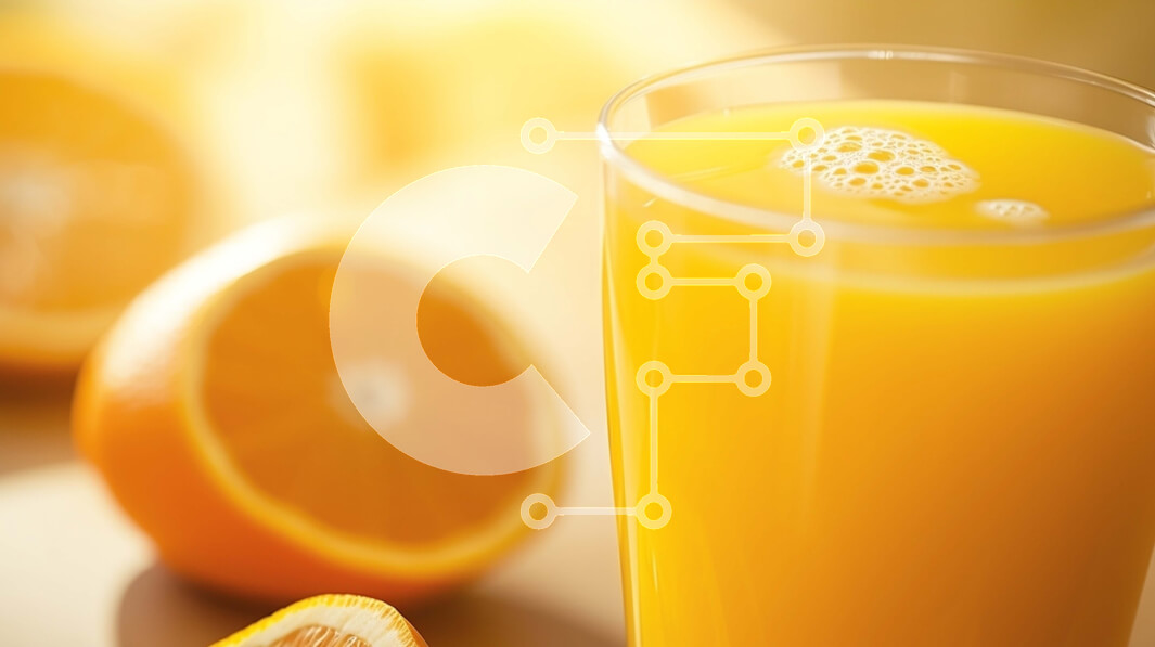 Σετ των 2 Intra Συλλεκτικό Ξύλινο Παζλ Plywood  4mm - Ποτήρι χυμό πορτοκαλιού με φρέσκες φέτες πορτοκαλιού Σε Ξύλινο Κουτί - Διαστάσεις: 10x10 cm – 25 κομμάτια