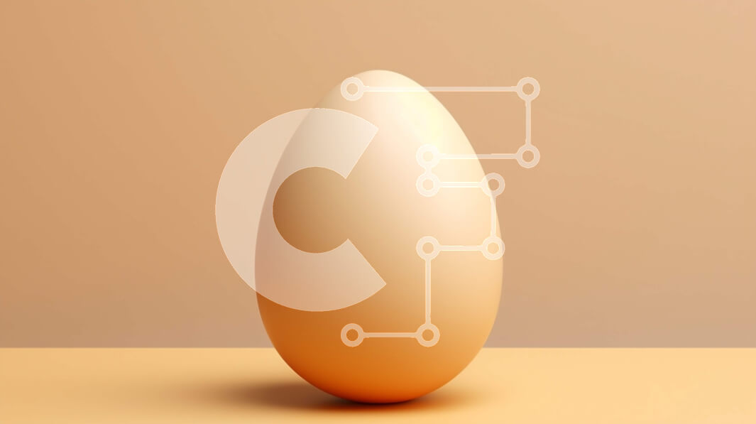 Intra Συλλεκτικό Ξύλινο Παζλ Plywood  4mm - Λευκό αυγό σε μπεζ επιφάνεια Σε Ξύλινο Κουτί - Διαστάσεις Puzzle: 10x10 cm – 25 κομμάτια