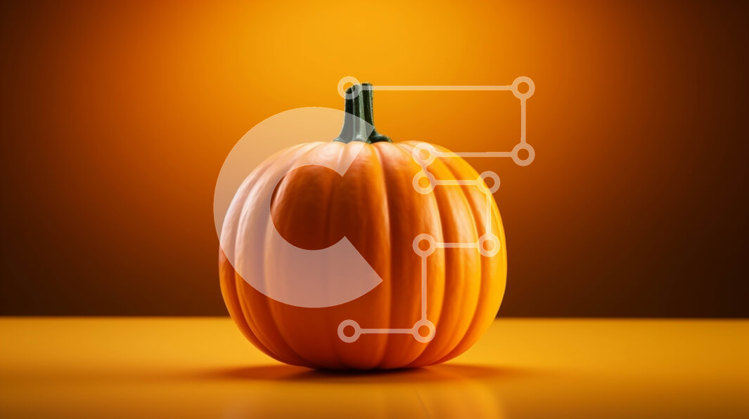 Intra Συλλεκτικό Ξύλινο Παζλ Plywood  4mm - Κολοκύθα στο τραπέζι Σε Ξύλινο Κουτί - Διαστάσεις Puzzle: 10x10 cm – 25 κομμάτια