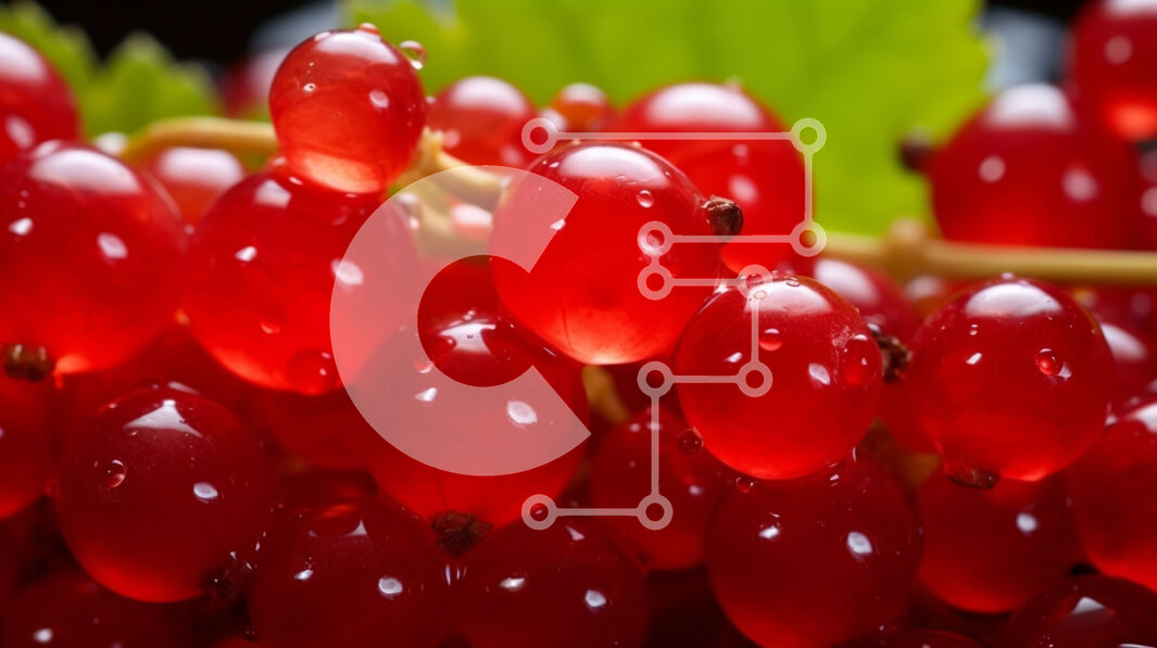 Σετ των 2 Intra Συλλεκτικό Ξύλινο Παζλ Plywood  4mm - Κόκκινα σταφύλια με σταγονίδια νερού Σε Ξύλινο Κουτί - Διαστάσεις: 10x10 cm – 25 κομμάτια