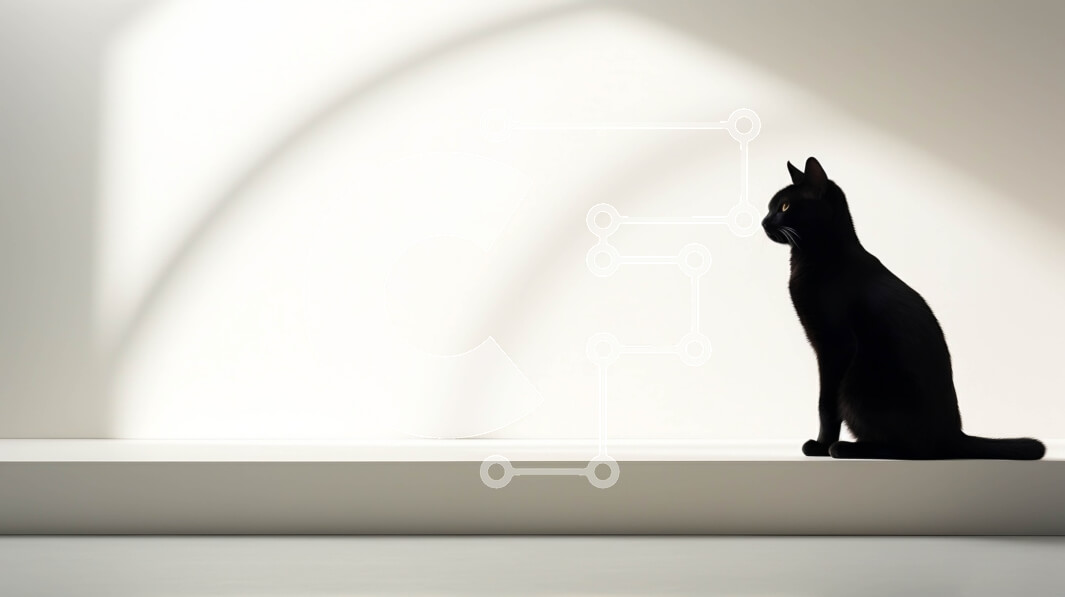 Σετ των 2 Intra Συλλεκτικό Ξύλινο Παζλ Plywood  4mm - Μαύρη γάτα που κάθεται στο λευκό προεξοχή μπροστά από το παράθυρο Σε Ξύλινο Κουτί - Διαστάσεις: 10x10 cm – 25 κομμάτια