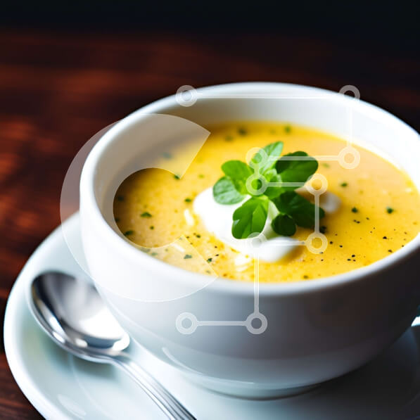 Σετ των 2 Intra Συλλεκτικό Ξύλινο Παζλ Plywood  4mm - Νόστιμο μπολ σούπας με κουτάλι Σε Ξύλινο Κουτί - Διαστάσεις: 10x10 cm – 25 κομμάτια